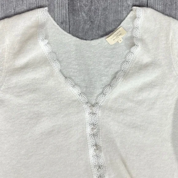 La Maille Sézane Gilet Melina in Ecru [30] - Picture 7 of 11